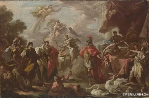 乔瓦尼 · 安东尼奥 · 佩莱格里尼，选帝侯 · 帕拉丁的婚姻寓言