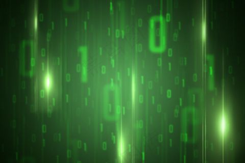 绿色信息数码高科技创意背景