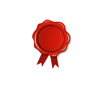 红色勋章书信邮戳封印