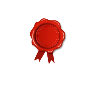 红色勋章书信邮戳封印