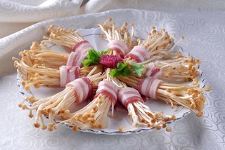 蘑菇香菇金针菇杂菇菌类美食素菜