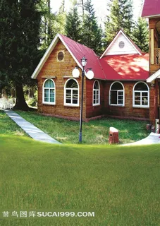 美丽城堡影楼背景