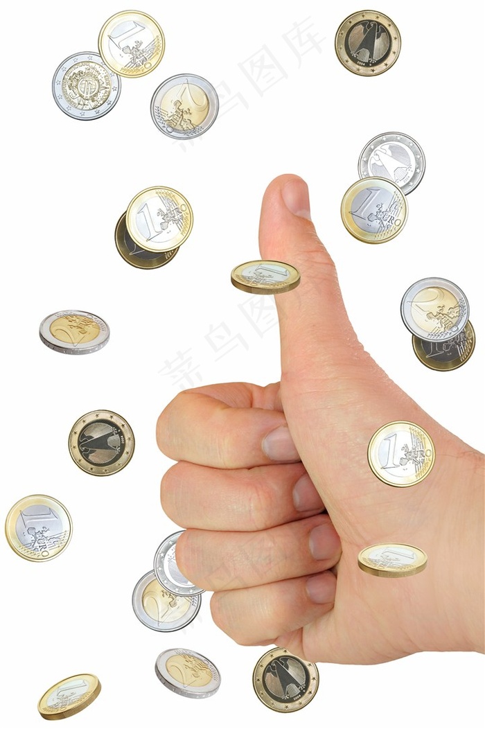 飘洒的硬币金币高清图片