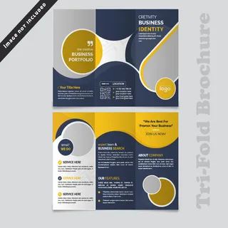 折页 折页模板 宣传折页 企业三折页 高档三折页 创意 