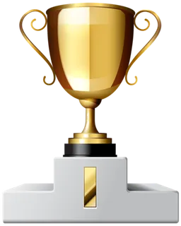 金色冠军奖杯免抠