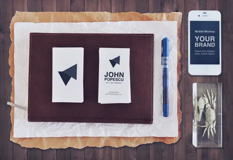 名片样机设计素材