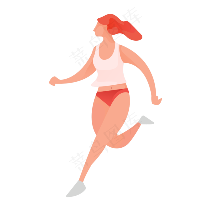 跑步人物免抠图