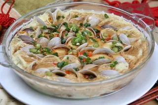 13白蛤蒸水蛋-潮州大排档0