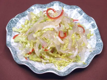 0711a-866菜心拌蜇头