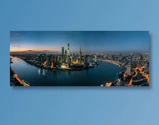 高楼远景风景图