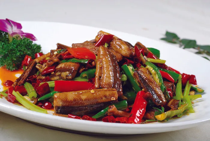 0911CC-652香辣鳝段      麻辣干香