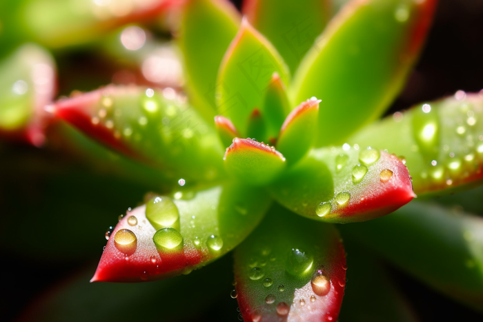 多肉植物盆栽摄影图(4032x2688)