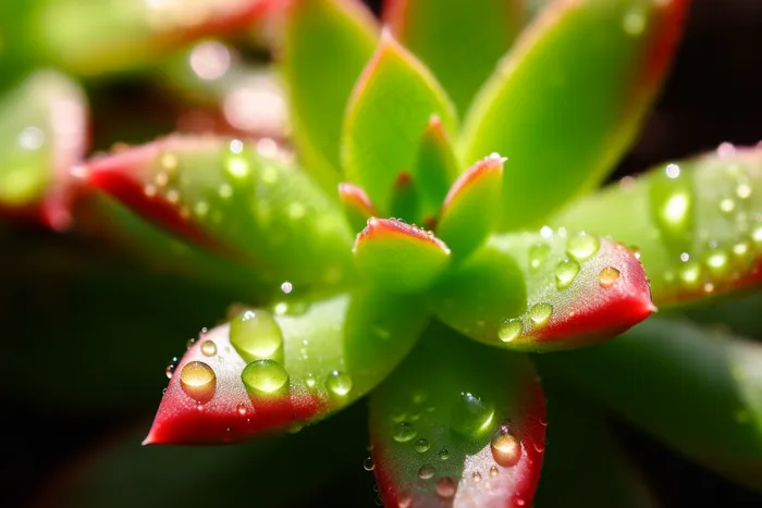 多肉植物盆栽摄影图(4032x2688)