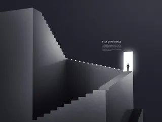 高端商业地产画册海报概念抽象场景设计模板