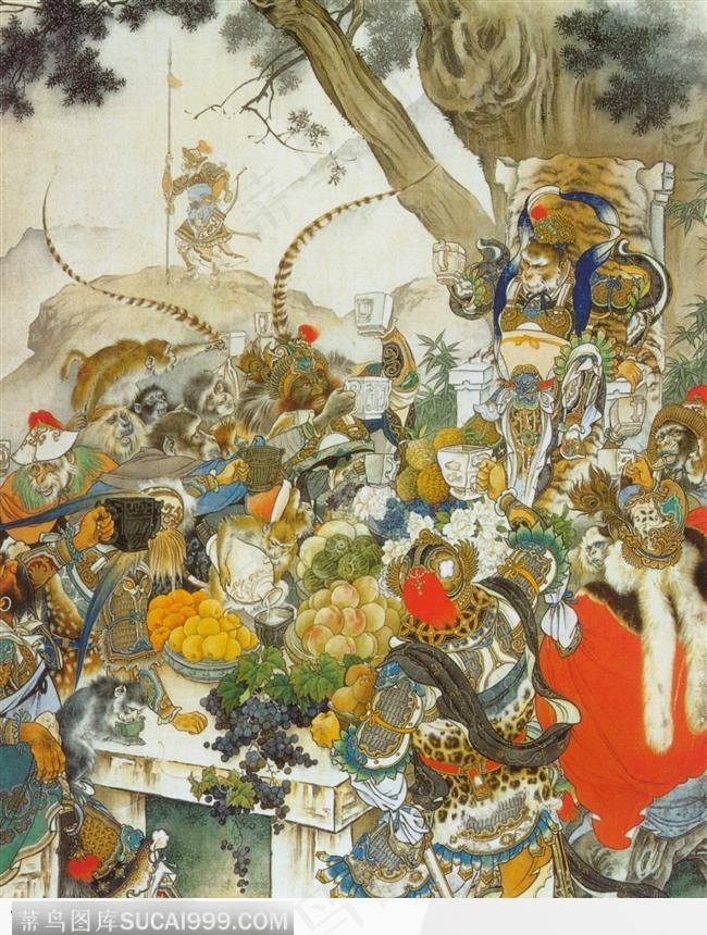 孙悟空大闹天空图