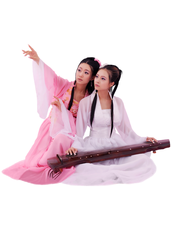 17 (2)免抠元素 免抠摄影 美女 人物 服装 古风 演奏