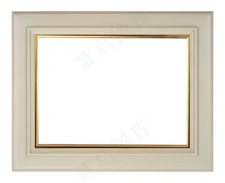 白色框架相框