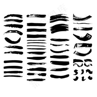 笔触 笔画 毛笔