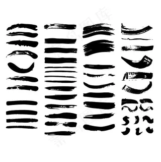 笔触 笔画 毛笔