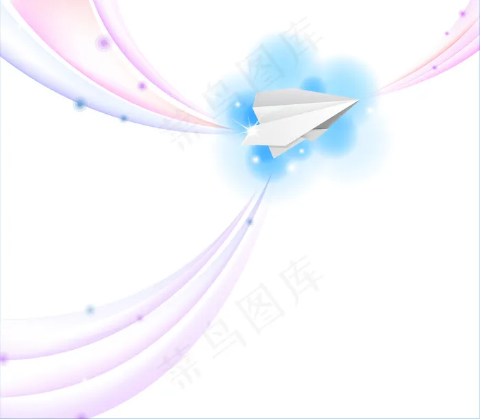 纸飞机背景图片