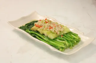 菜心蒸茄皇  16元