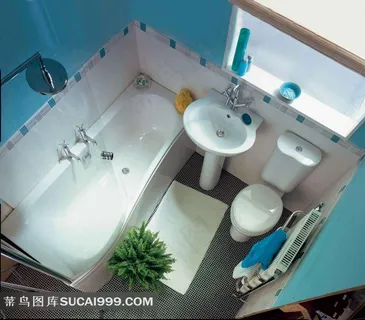 浴室俯视效果图 浴室俯视效果图