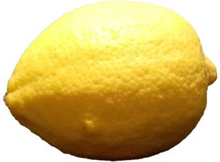 单粒金黄柠檬免抠摄影元素素材