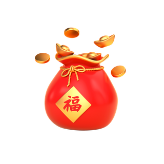 新年元素素材红色喜庆新春兔年