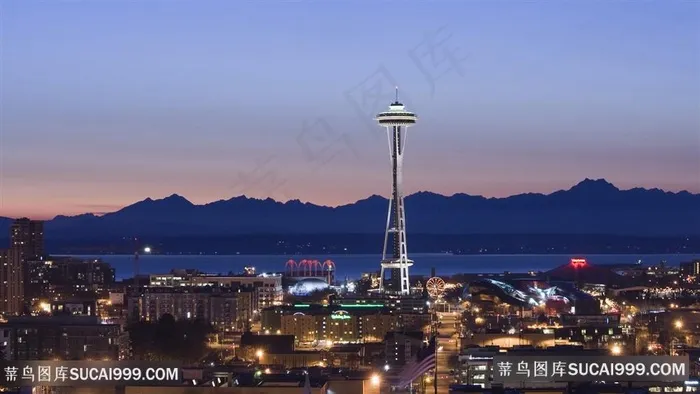 高楼大厦建筑夜景壁纸