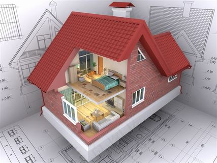 精美3D房子模型设计图片