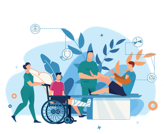 受伤轮椅看病免抠