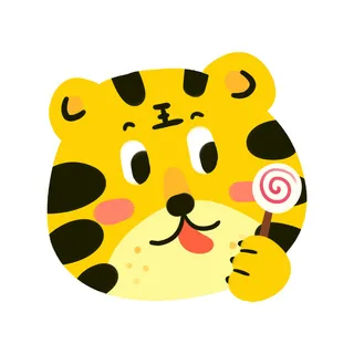 PNG免扣2022虎年新年春节元旦卡通老虎形象图片插画PSD设计素材