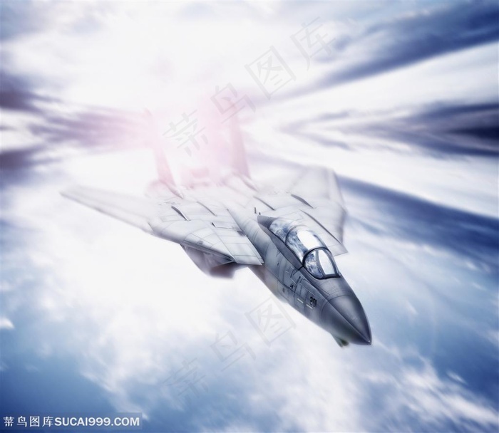 速度概念-飞速行驶的飞机