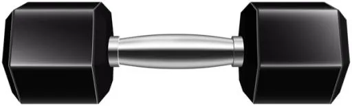 哑铃 PNG免抠(600x181)