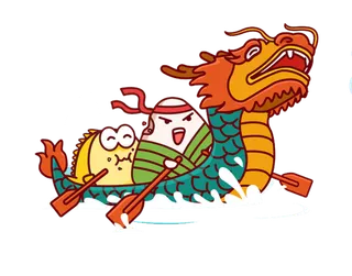 端午节龙舟 
