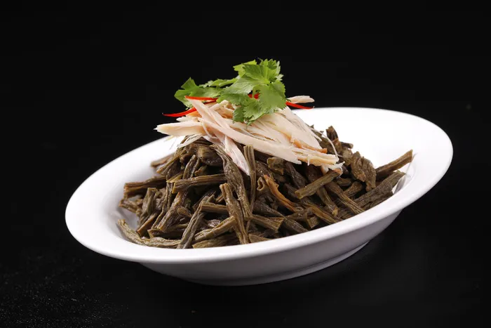 鸡丝干豆角 (4)