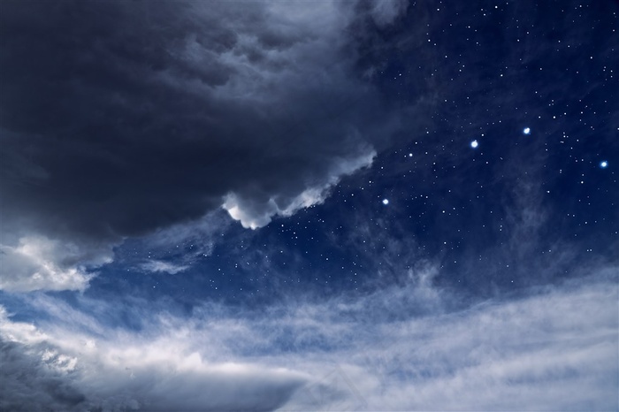 阴暗的乌云景色图片