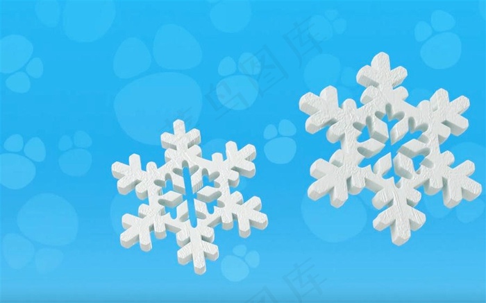 圣诞雪花素材