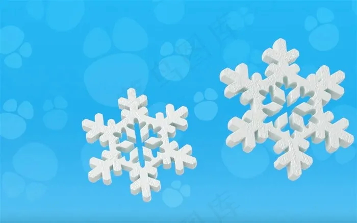 圣诞雪花素材