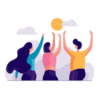 扁平化人物场景办公互联网等距ai矢量设计网页海报UI素材插画