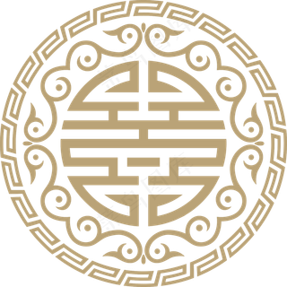 中国风传统吉祥寓意图案古代喜庆祥瑞纹样纹饰PNG免抠