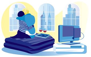 扁平化人物场景办公互联网等距ai矢量设计网页海报UI素材插画