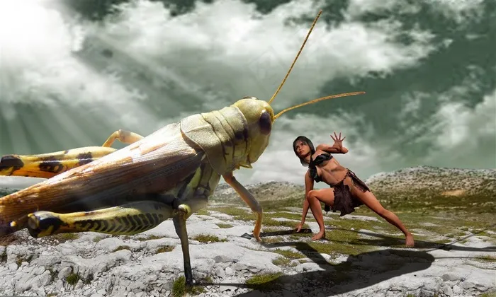 人斗蝗虫游戏角色创意图片 人斗蝗虫游戏角色创意图片