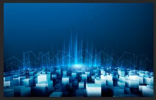 蓝色科技背景 蓝色背景