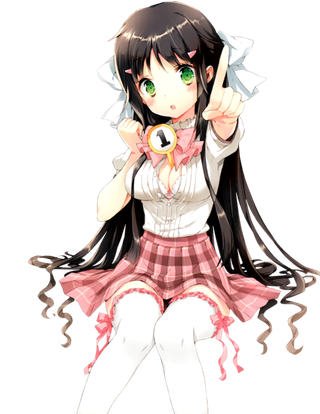 小萝莉素材卡通简笔人物