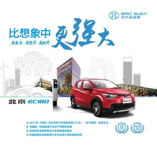 北汽新能源汽车海报