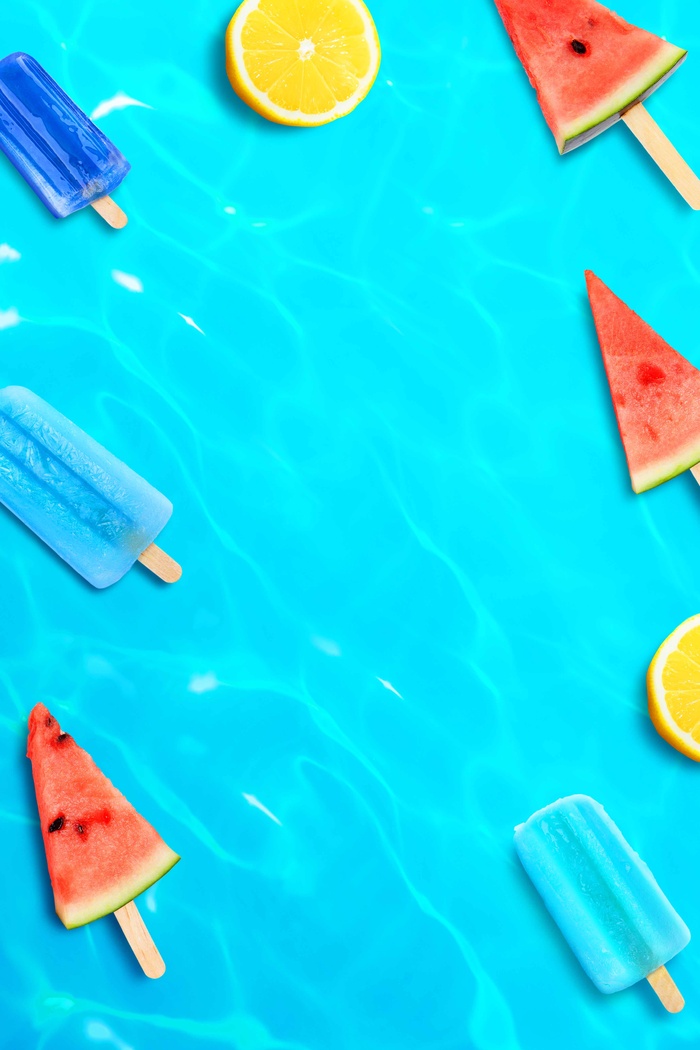 夏天 清爽夏天背景psd模版下载