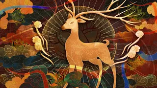 敦煌系列国潮插画