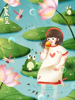 夏至 夏至活动海报