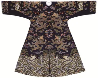 服装样式和花纹图案明朝皇帝服饰美图素材